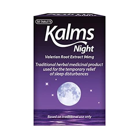 Kalms Night, 50 Tablets - Traditional Herbal Medicinal Product Used For The Temporary Relief Of Sleep Disturbances Cover