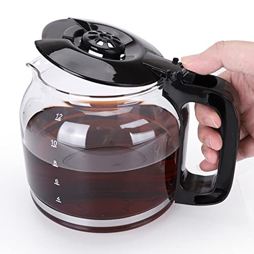 Image of 12-Cup Replacement Glass Carafe for Taylor Swoden Coffee Maker Models 300105REU