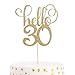 Hello 30 Glitter Cake Topper - 30th Wedding Anniversary Cake Topper, Party Cake Decorationï¼Œ30ish, Happy 30th Birthdayï¼ŒPhoto Props