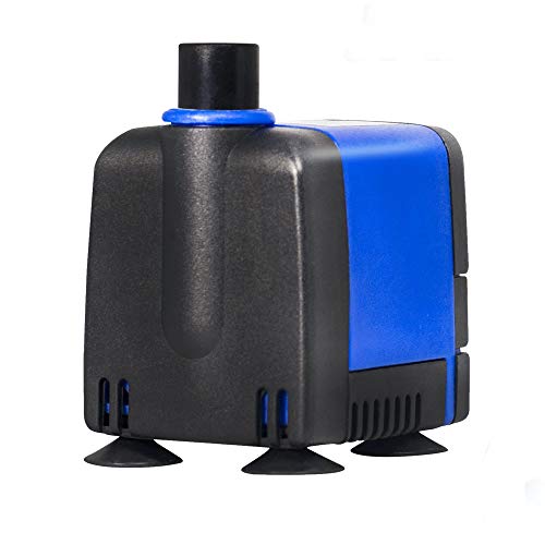 JAJALE 133 GPH Submersible Water Pump Ultra Quiet for Pond,Aquarium,Fish Tank,Fountain,Hydroponics 1Pc