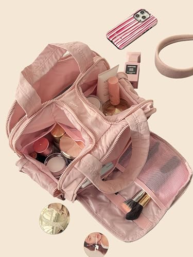 Sac de voyage étanche robuste et polyvalent rose 11.2 pouces