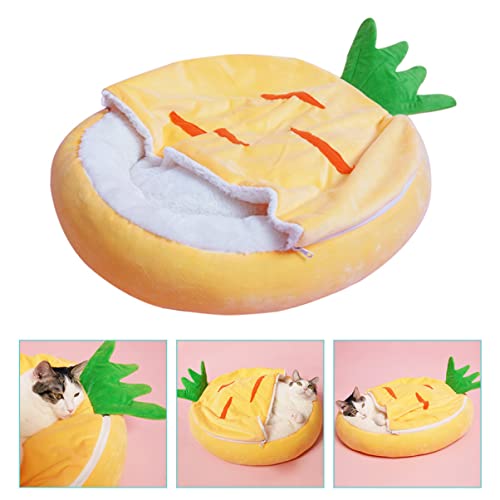 Nid semi-fermé pour chat Mipcase avec coussin de repos isolant - 6
