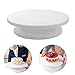 Soporte Giratorio para Tartas Plato Giratorio para Decoración de Tartas Base Soporte Giratoria para Tartas 360 ° Plato Giratorio de la Torta,Herramienta de Decoración de Pastel con Soporte Giratorio