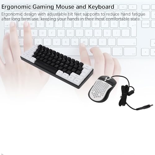 Teclado Gamer Denash RGB Con Cable Multicolor miniatura 7