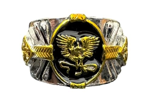 Bague de buffle viking homme qui ne verdit pas le doigt