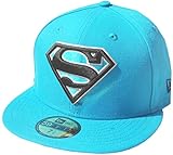 New Era Superman Turquoise Black White Logo 59fifty 5950 Fitted Cap DC Comics Kappe Limited Edition