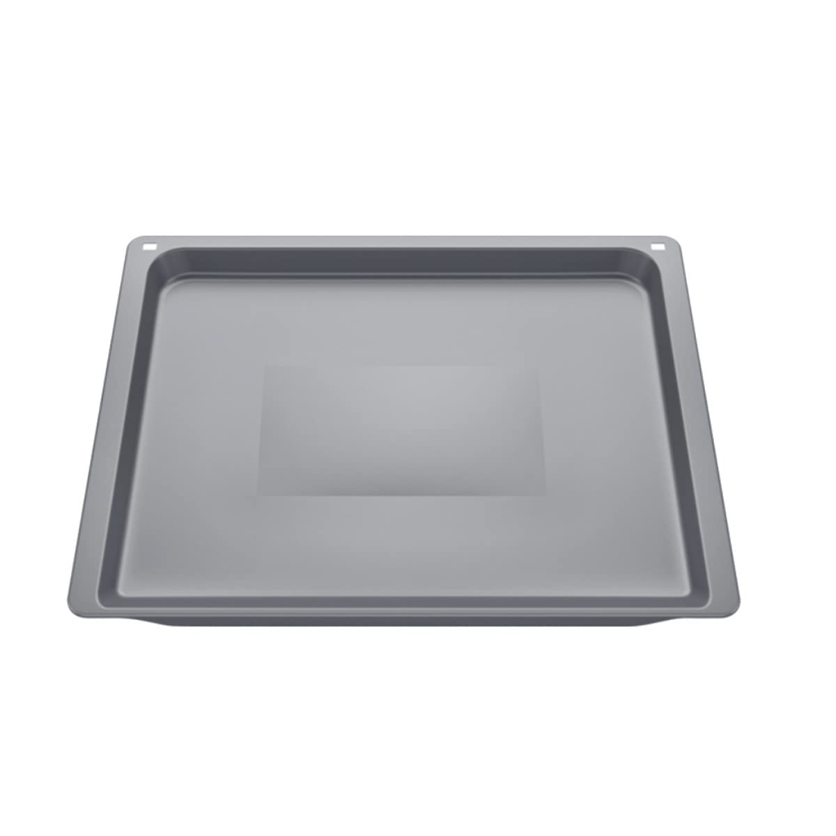 Bosch Backblech für Bosch/Siemens Ofen, Edelstahl, 37.5 x 45.5 cm (Tiefe: 2.6 cm), Schwarz, 1.219 kg, Spülmaschinenfest, 4242005294237
