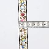 Taille: 10 Yards de long, idéal pour l'encastrement et l'embellissement de vos projets de tissus de bricolage notre ruban peut être coupé librement, il n'y aura pas de cadre à l'avant, il y aura des bavures à l'arrière, mais il peut également être fixé par combustion