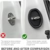 Protector de cerradura de puerta de silicona para Land Rover Range Rover/Sport Velar Evoque, cubierta flexible de silicona que reduce el ruido al cerrar la puerta y previene la oxidación del metal 4