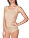 Produktbild VEDATS Damen Modal Body Träger Top Unterhemd Achselhemd Bodysuit (L, Hautfarben)