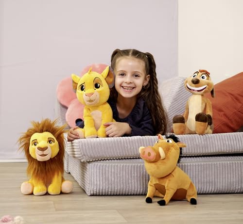 Disney Lion King, 30 Jahre König der Löwen, Mufasa, 25cm Plüschtier, ab den ersten Lebensmonaten geeignet