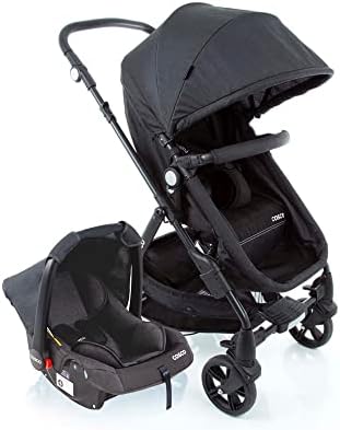 Cosco Kids, Travel System Poppy Duo, Preto Mescla