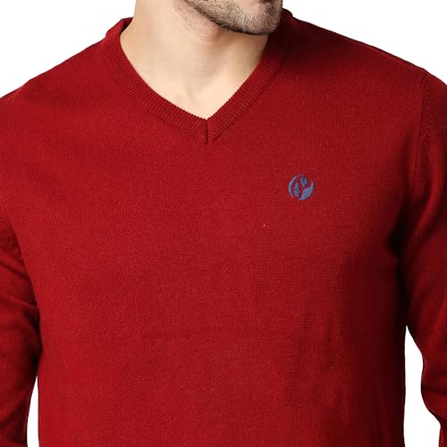Image of Pepe Jeans Men's Acrylic Blend Classic V-Neck Sweater