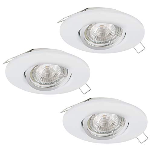Preisvergleich Produktbild EGLO Einbauleuchte, Stahl, 3.3 W, weiss, 3 Einheiten