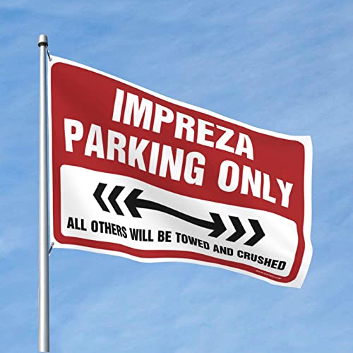 Drapeaux pour l'extérieur et intérieur Impreza humour pour animer un studio