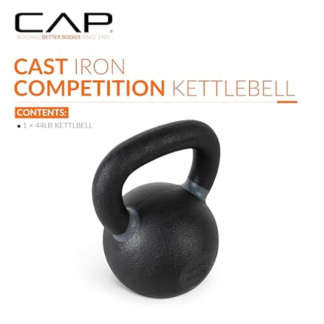 Cap Barbell Cast Iron Competition Kettlebell Weight