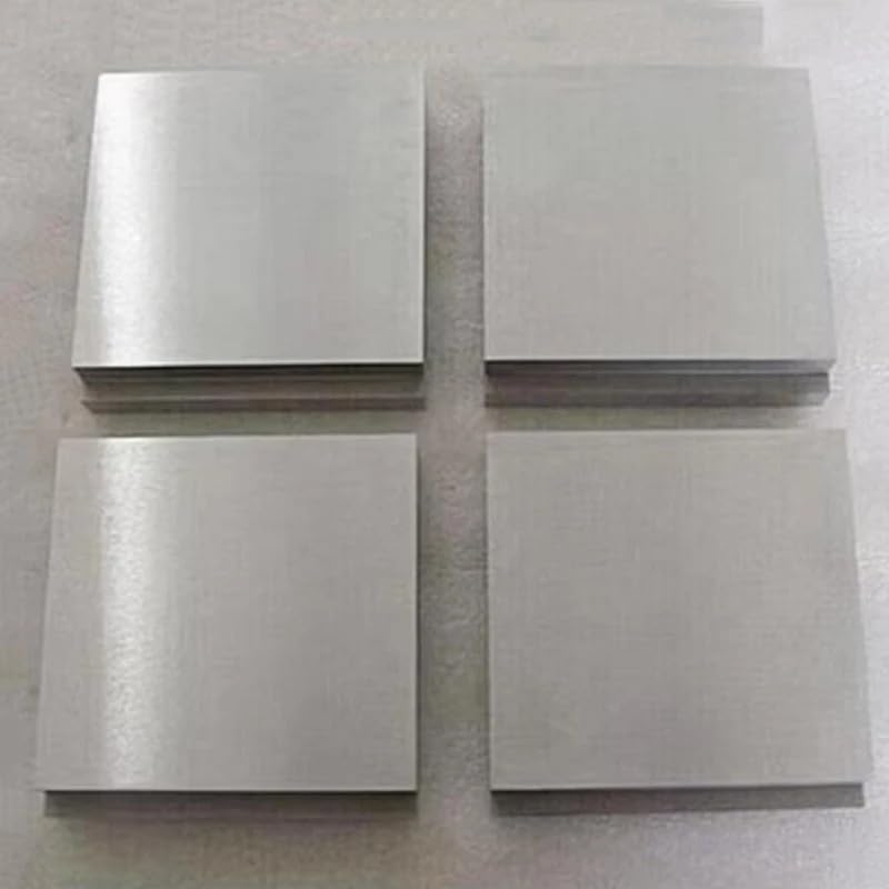 1pc Nickel Platte Dicke 0,01 MM-10MM Breite 100MM Galvanik Nickel Platte Nickel Anode for wissenschaftliche Forschung (Size : 0.8X100X100MM)