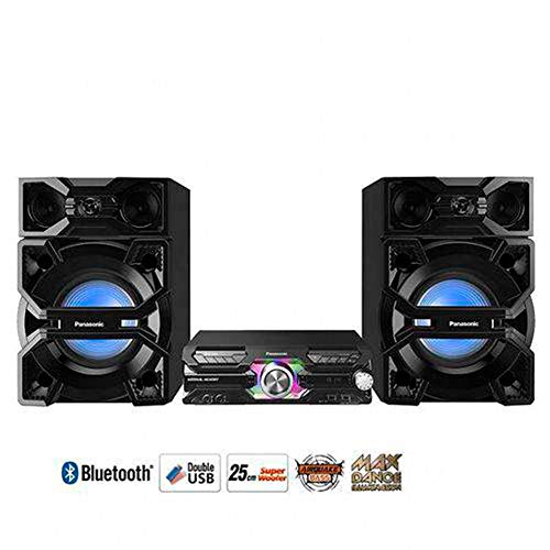 Mini System Panasonic SCMAX3500LB 2000W USB, Bluetooth, Entrada Auxiliar
