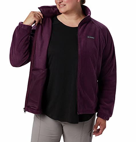 Columbia Casaco de lã feminino Benton Springs, cereja preta, médio EUA