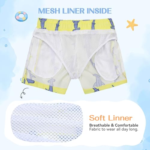 Image of American Trends Boys Swim Trunks Toddler Swim Shorts Bathing Suit Kids Swimsuit Youth Swimwear