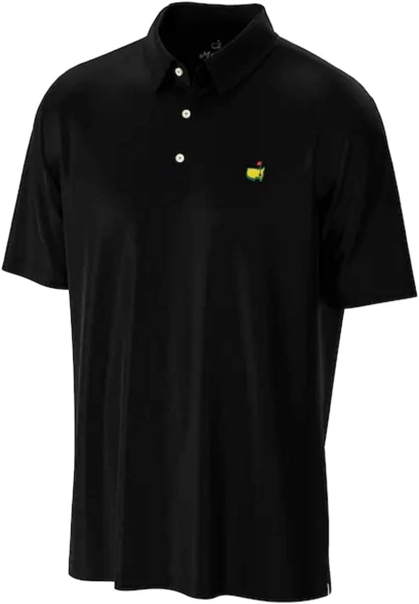2023 Men's Solid Black Performance Tech Golf Shirt