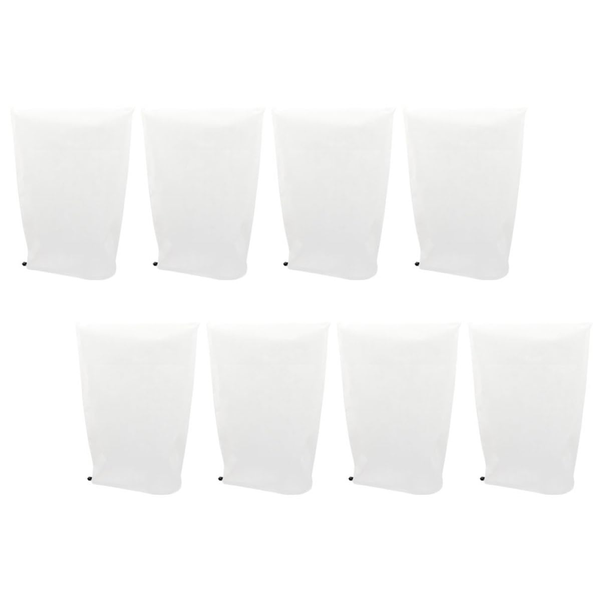 DOITOOL 8pcs Couvertures Antigel Plantes D'extérieur en Tissu Non Tissé Cordon de Serrage Réglable et Protection Coupe-Vent pour Hivernage Jardin