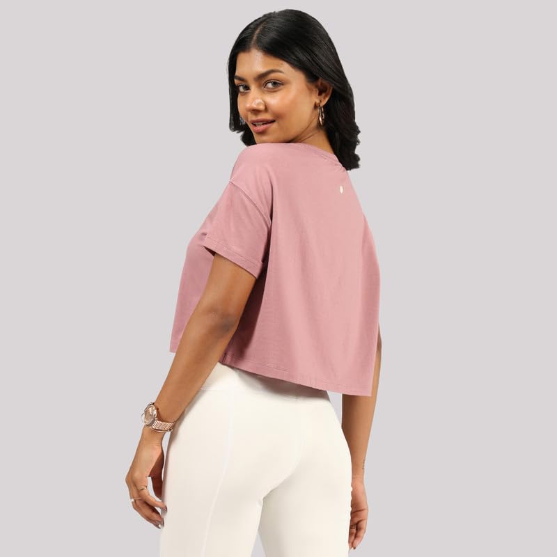 Image of BlissClub Women's Cotton Solid Regular Fit Tshirt