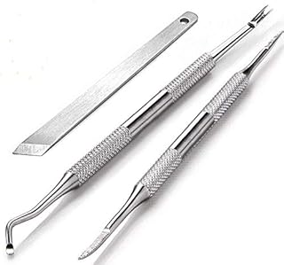 Manicure Tools Pedicure Tools-multi-function Double End Nail Lifter, Ingrown Toenail Tool, Callus Remover and Trimmer Cutters Nail Tools With 100% Stainless Steel With Non-slip Handle