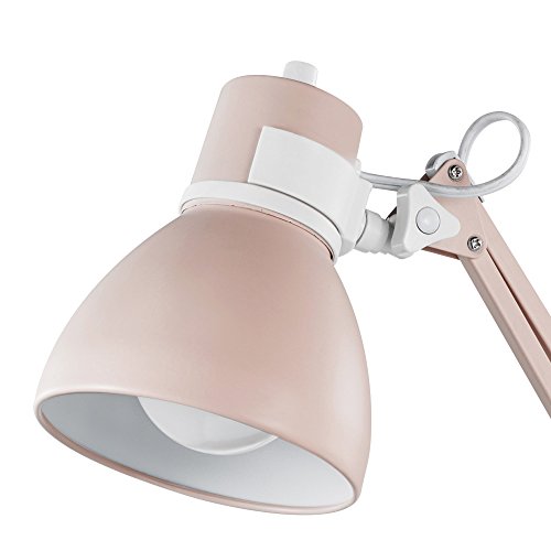 Globe Electric 52028 28 Inch Swing Arm Desk Lamp, Matte Rose thumb #1