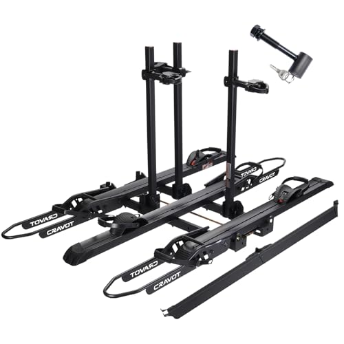 CRAVOT CyberRack S3 Ebike Rack, 300 lbs Capacity Foldable Bike Racks for Tow Hitch Heavy Electric...