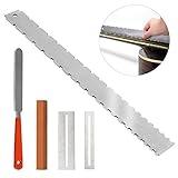 werkzeug gitarre einstellen 【Griffbrett Schutz】- Aus Edelstahl, Fret Protector Shims zum Schutz Ihres Gitarren- oder Bassgriffbretts vor Kratzern oder Beschädigungen beim Feilen und Polieren.