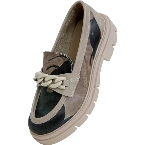 Image of DOGO Penny Loafers for Women - Handmade and Vegan Leather Platform Loafers for Women