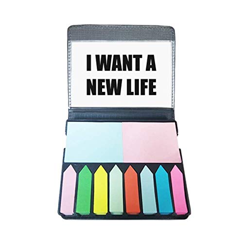 Boîte à marque-page « I Want A New Life » en bois - Rangement et coffret pour lecteur