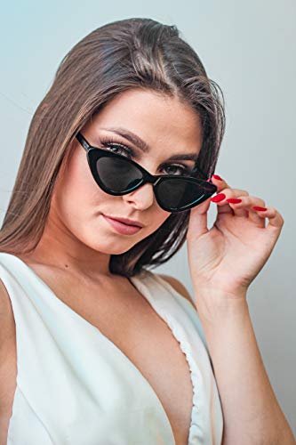 Óculos de sol Angel Gatinho Vintage Collors Proteção UV400 Feminino Vazcon