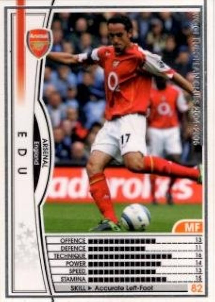 Amazon.co.jp: WCCF/04-05/アーセナル/白/008/エドゥ : スポーツ