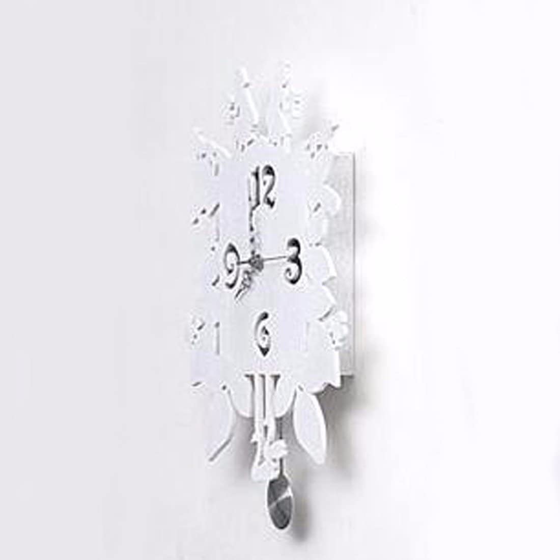 Horloge murale silencieuse en bois rustique vintage JYDQM J