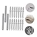 GARVALON 300pcs Double Screw Nails for Upholstery Tacks Seamless Nail Wall Fastening Tool Skirting Nails Kit