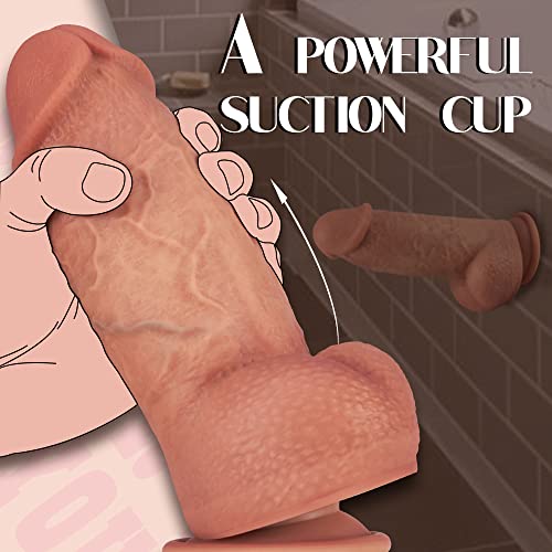 2.67'' Diameter Thick Huge Dildo, Realistic Silicone Dildos With Strong Suction Cup For Hands-Free And Anal Play, Lubisey G-Spot Giant Dildo Anal Sex Toys For Women And Men #TOP3