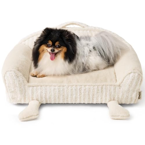 EHEYCIGA Washable Dog Beds for Medium Size Dogs 30 Inch - Striped...