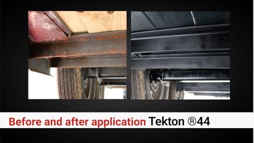 Image of Tekton44 Undercoating for Trucks, Black Sprayable Auto Undercoating (5 Liter Cans + 1 Spray Gun + 1 Spray Wand)