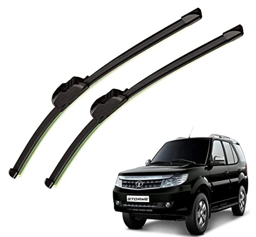 Image of Auto Hub Car Wiper Blades Compatibility With TATA Safari Storme - Set of 2 Pcs (D-24,P-20)