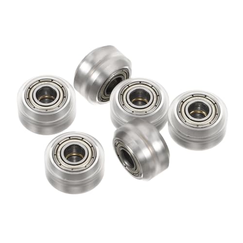 PLAFOPE 6pcs Fixed Pulley Accessories Plastic Linear Bearing Pulley Wheels for Printer Printer Wheels Plastic