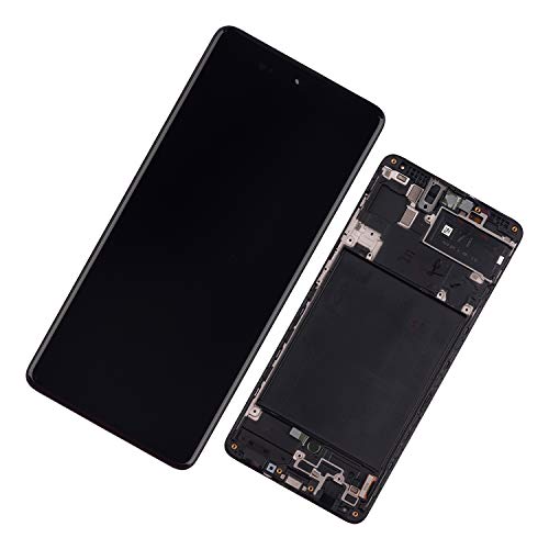 Écran LCD pour Samsung Galaxy A71 SM-A715F noir avec châssis de remplacement tactile 6,7 pouces