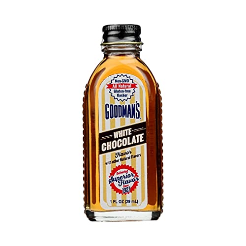 Goodman's White Chocolate Flavoring - 1 ounce (Pack of 6)