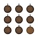 Pandahall 10pcs 40mm Vintage Tibetan Style Alloy Pendant Cabochon Bezel Settings Nickel Free Antique Bronze Flat Round Tray