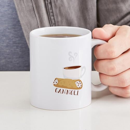 Taza de cerámica 11 oz Cannoli CafePress miniatura 6