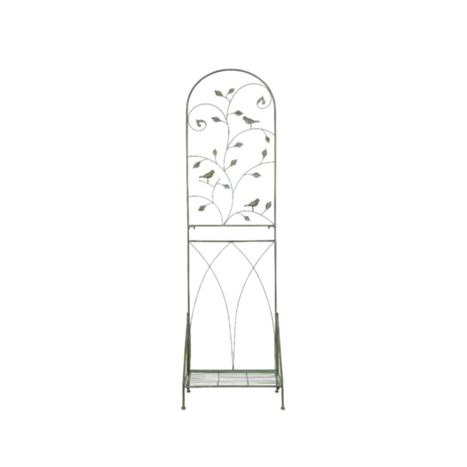 Foldable Arch Trellis European Design Climbing Frame Space-Saving Plant Support for Gardeners, Homeowners, Yard, Patio, Balcony Green-image-5