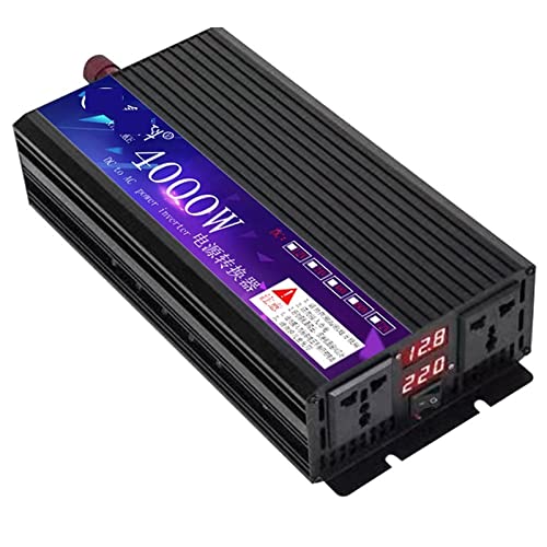 Inversor de corriente de onda sinusoidal pura Solar de 6000W 12V 220/110 convertidor de seno puro inversor Solar for el hogar intercambio de fuente de alimentación del banco al aire libre del coche ,C