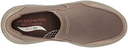 Skechers Men's Arch Fit Motley-Ratel Moccasin, Light Brown, 13 | Image 4
