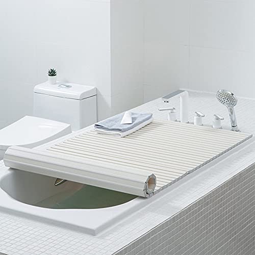 Couvercle de baignoire isolant thermique au design minimaliste et pliable